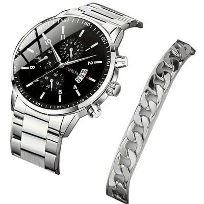 Fashion Temperament Men's Steel Strap Watch